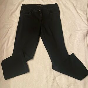 Foster Jeans Co black jeans size 12, wide leg